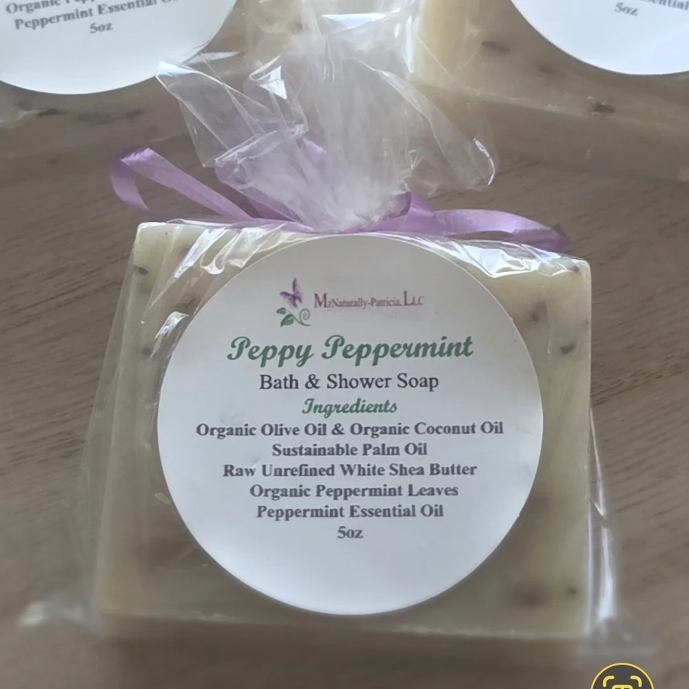 Peppy Peppermint Bath & Shower Soap - Picture 4 of 6